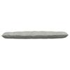 Back Cushion Light Grey 180 x 50 cm Corduroy Fabric