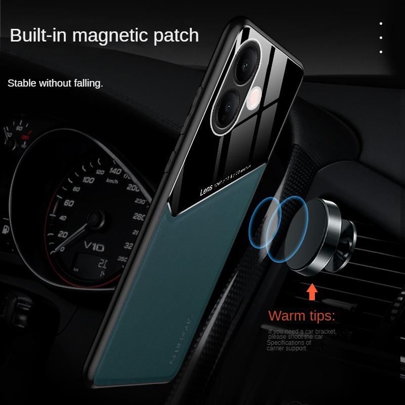 Magnetic Suction Holder Case For Vivo V60 Lite 5G 4G Protective Cover Shockproof Frame Coque Funda