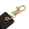 Portable Lanyard Pen Holder, Leather Badge Pencil Holder Leather Pen Pouch Holder Pocket Protector for Office