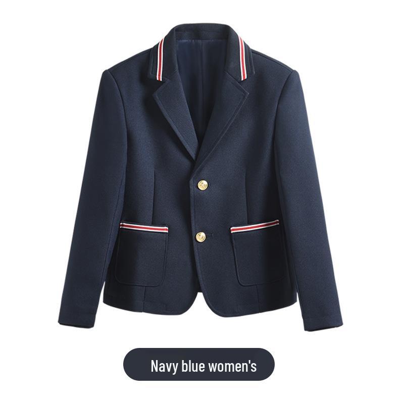 Veste de costume style académie bleu marine pour enfants