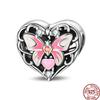 Charm Copper Heart Clover Star Moon Butterfly Tree Of Life Interval 3Mm Diy Exquisite Jewelry Gift Making