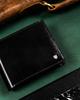 Elegant Men's Leather Wallet Without External Clasp - Rovicky