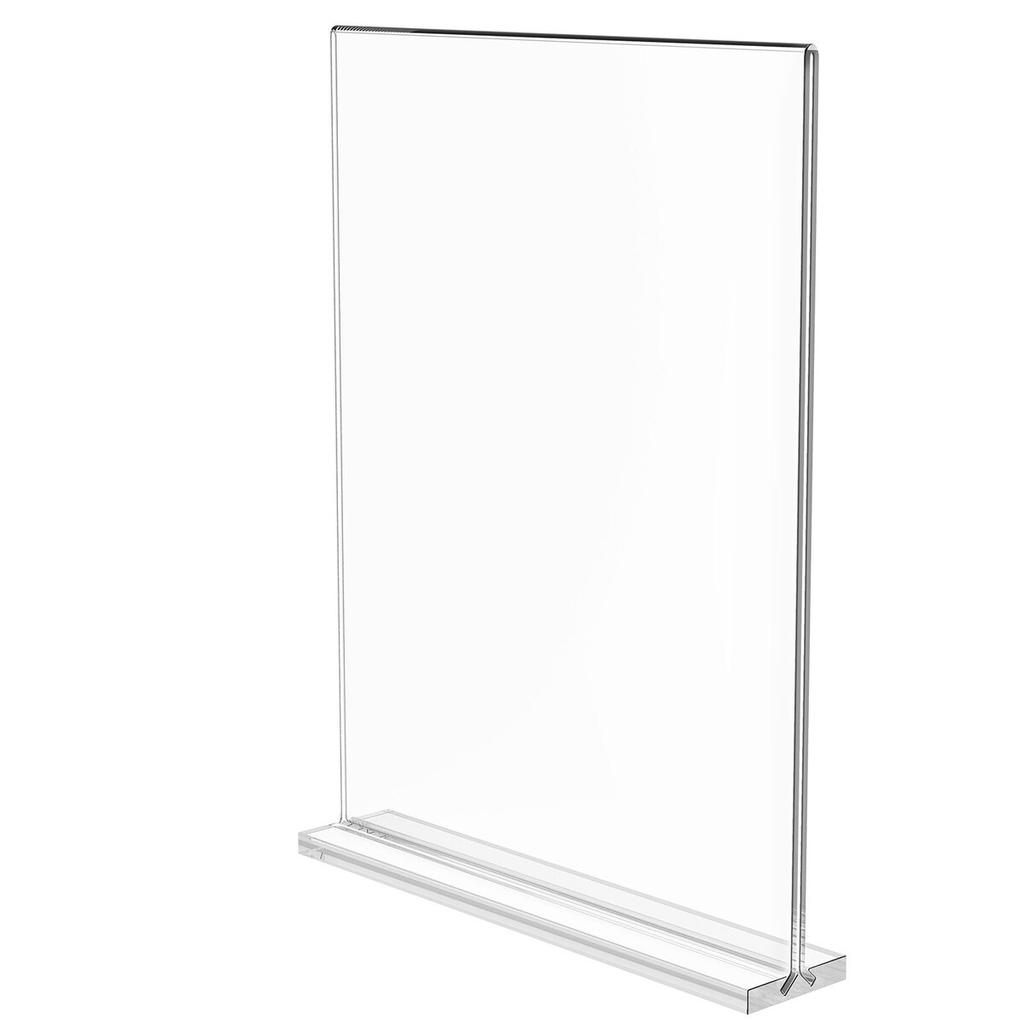 Acrylic Sign Holder 6 Pack 8.5 x 11-inch Double Sided Display Sign Stand