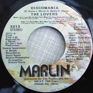 

7inch Record LOVERS - Discomania 3313 Marlin 1977 US Soul/Funk Used