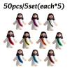 10-50PC Mini Jesus Statue Set Decor Easter Cartoon Jesus Toys Festive Party Scene Decor Room Tabletop Figurines Easter Gifts