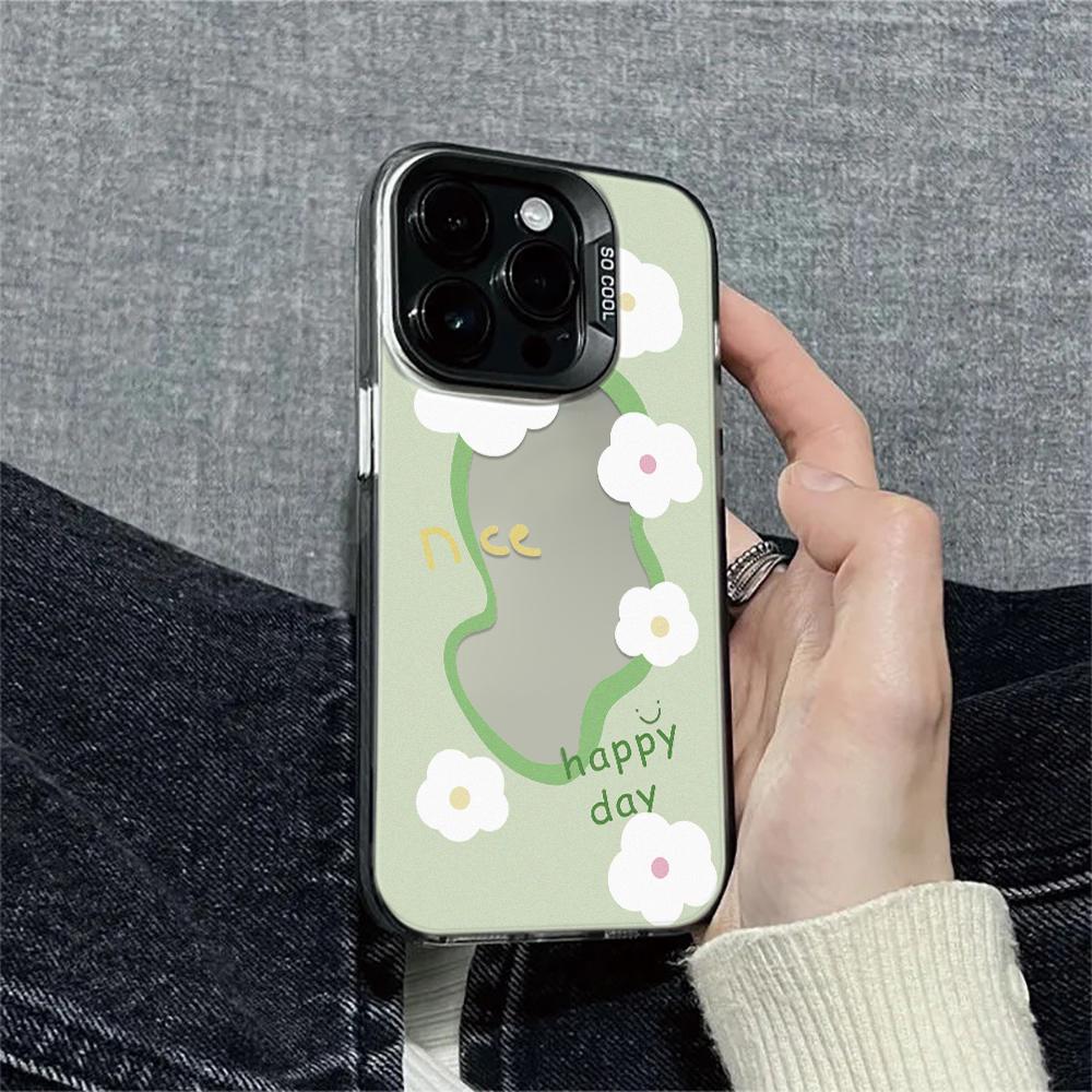 Blue Flowers Case For Iphone 16 Pro Cover For Iphone 15 14 13 12 11 Pro Max Cover Funda Bumber Coque 16 Pro 16E Case