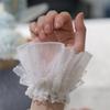 False Lace Cuffs Sweater Decorative Wristband Hoodie Flared Sleeves Detachable