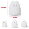 LED Drăguț Noapte Pisică Silicon Animal Lumină Senzor tactil Colorat Copii Cadou de vacanță Dormit Creativ Dormitor Lumini de casă