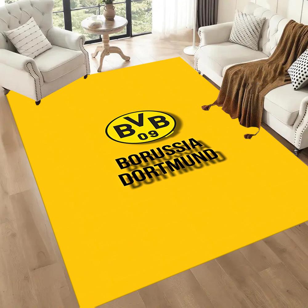 Borussia Dortmund Carpet Suitable For Hallway Game Room Balcony Bedrooms Antislip Rug Decorate Offices Perfect Gift For Valentine'S Wedding Birthday