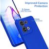 Protective Case - E.F.CONNECTION - for OPPOReno 8 Pro 5G - Soft Silicone - 2 Tempered Glass - Blue