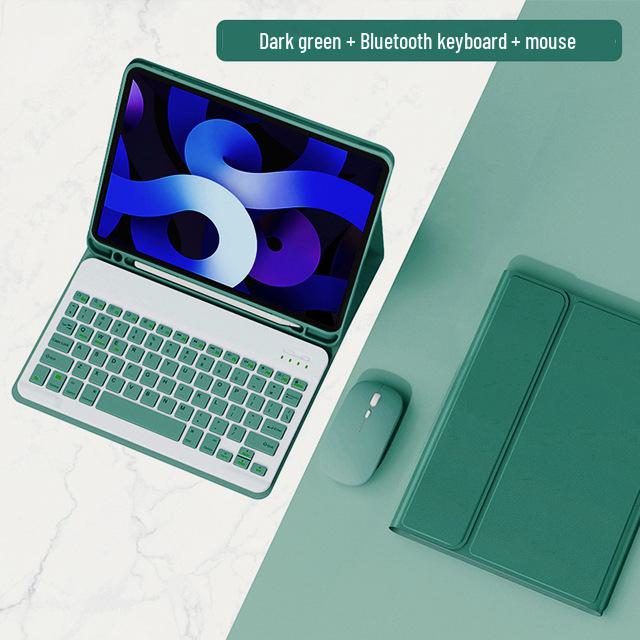 iPad 10.2/Pro 11 Keyboard Case, Air 4 Silicone & Leather Cases. Suitable for 9.7 inch Air and Air 4.