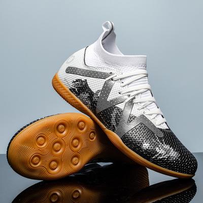 Training Students Football Shoes Men's High-top Youth World Cup Competition Beef Tendon Sole Sports Shoes