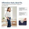 5 stk Justerbar Jeans Taljeudvider Åndbar Bomuld Hul Blonder Taljeudvidere til Alle Bukse typer