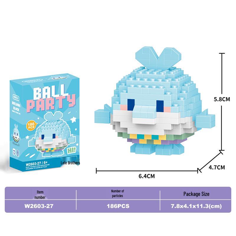 Santa Claus Micro Bricks Educational Toy - Compatible with LEGO, Building Blocks for Kids