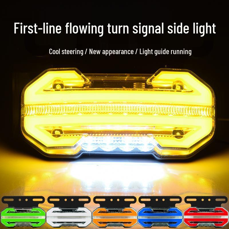 Superhelle 24V LED LKW Seitenleuchten mit Fließwassereffekt