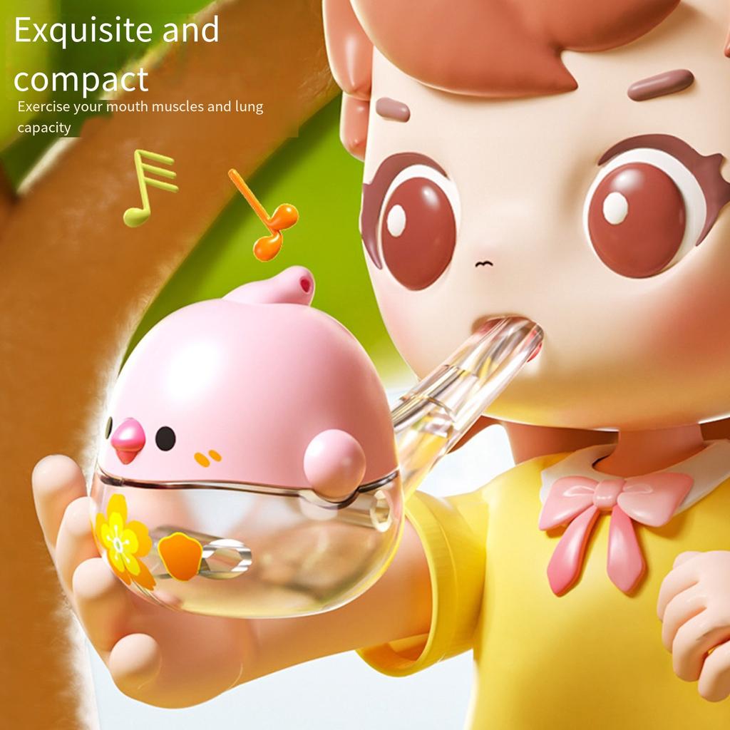 Toddler Musical Whistle Toy Breath Training Instrument For Baby Safe Cartoon Whistle for Kids Early Learning Development