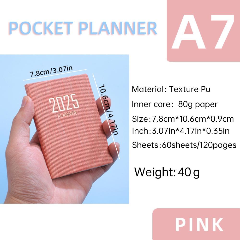 Pocket Appointment Book A7 Notebooks High Quality Diary Weekly Planner  Students