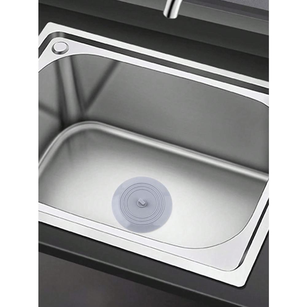1pc Bathtub Drain Stopper Kitchen Bathroom Bath Tub Drain Hair Stopper, Bathtub Drain Plug, Universal Flat Suction Shower Bathtub Drain Cover