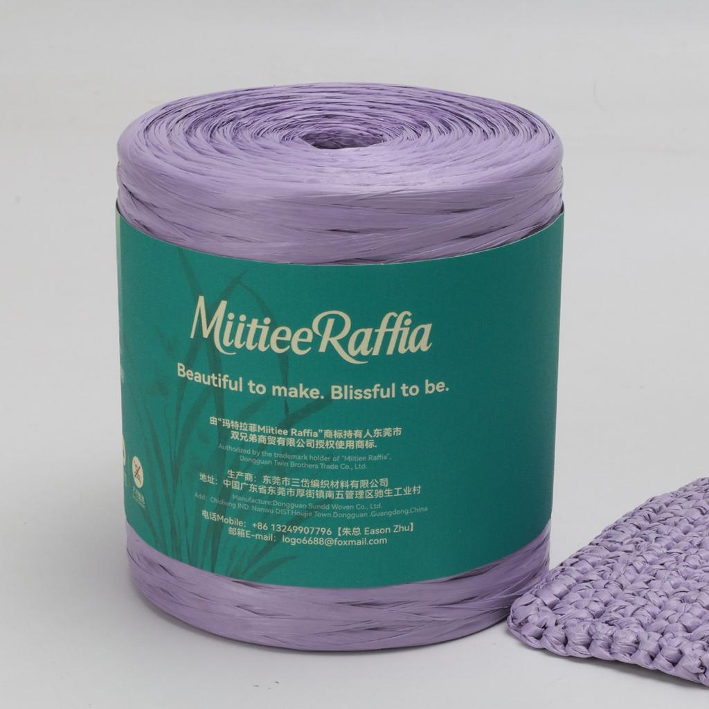 MT001-MT087 Natural Raffia Yarn For Wrapping Knit Wire Natural Color Matte Texture Raffia Paper Ribbons For Hat DIY Decoration
