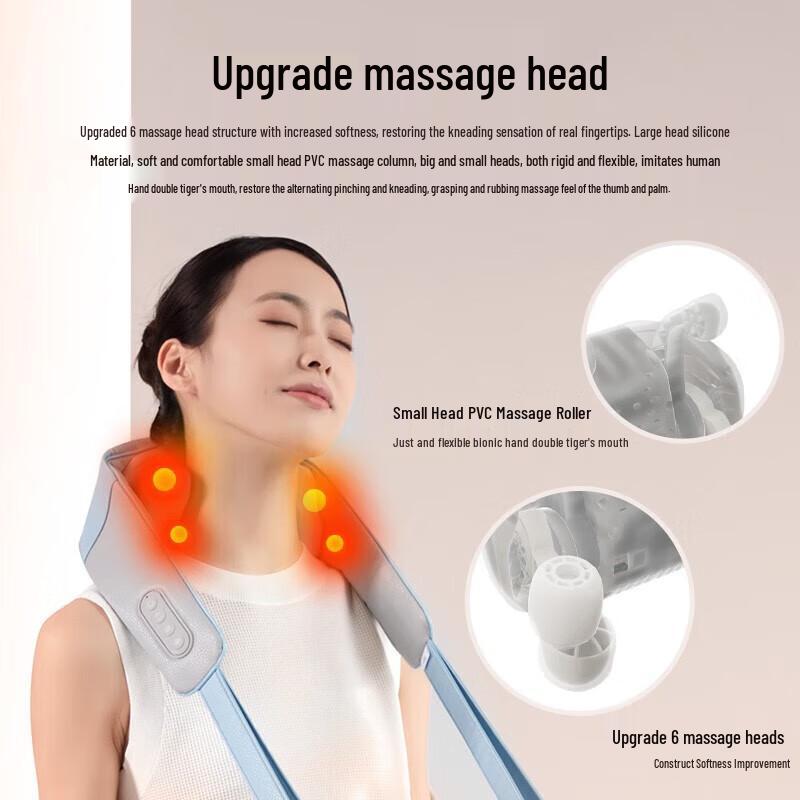 

ROTAI Heated Neck and Shoulder Massager Pillow