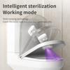 Household Smart Toilet Automatic Disinfection Lamp with LED Germicidal Purple Light Deodorizer USB Charging