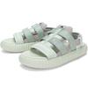 Kappa Back-To-Back Color Block Trendy Retro Outdoor Lightweight Comfortable Non-Slip Casual Fashion Sports Sandals Unisex sandals Gray K0DX5LL04D-124