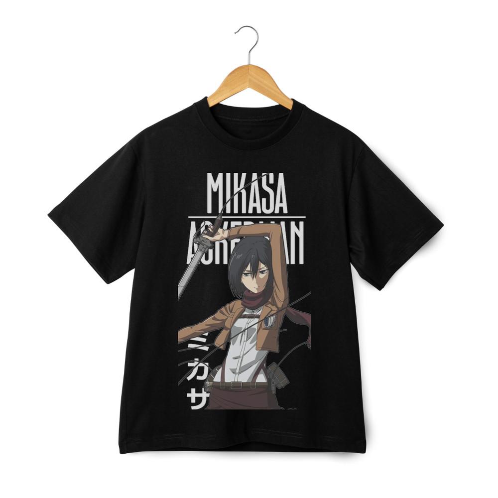 Attack On Titan Mikasa Ackerman Sword T-Shirt – AOT Anime Graphic Unisex Tee