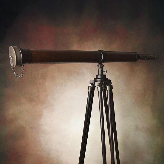Telescope with Stand Elegant Home Office Decor Retro Nautical Decoration Ideal for Home Office
