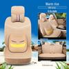 Four Seasons Ice Silk Car Seat Cushion with Cartoon Chinese Knot Design