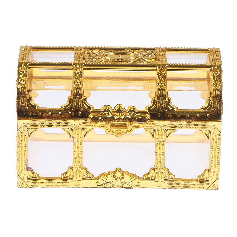 1:12 Dollhouse Miniature Storage Box Treasure Chest Simulation Furniture Model