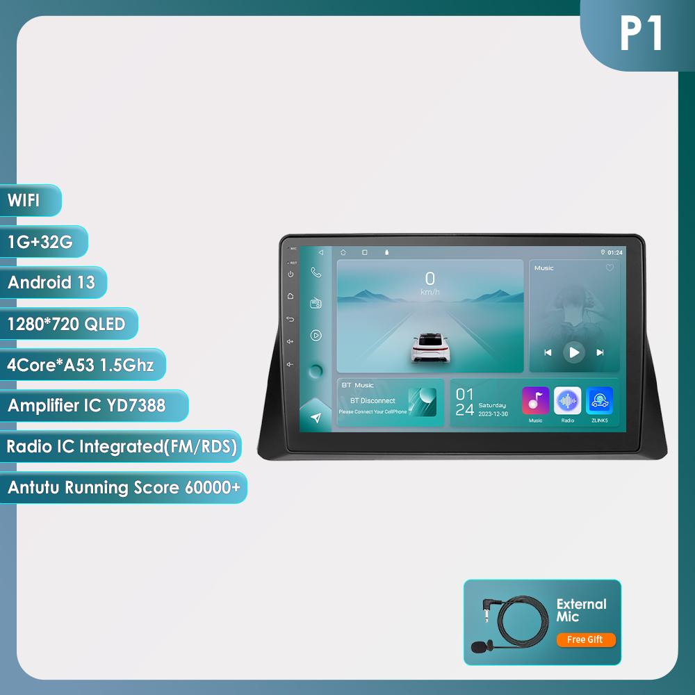 

Hizpo 2 DIN 4G LTE Android 14 10.1 Автомобильный мультимедийный плеер GPS-навигация Поддержка DSP Интеллектуальный Carplay Android Auto для Honda Accord 8 2008-2013 FM P1 4Core 1G 32G
