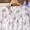 Girls' Outfit Children's Clothing New Autumn French Pastoral Floral Long Sleeve Top Casual Solid Color Long Pants
