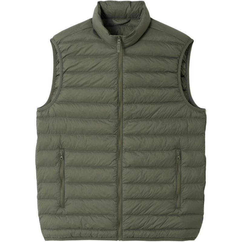 

DECATHLON Casual Warm Soft Vest Men s Khaki Grey 3XL