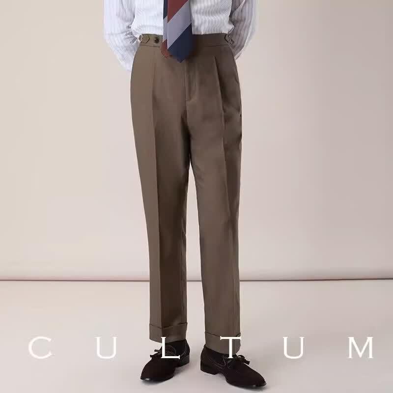 CULTUM Men's Italian Neapolitan Business Casual Suit & Trousers