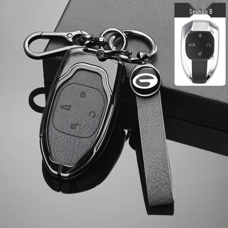 Metal Key Case Protective Cover for GAC Trumpchi Models: GS4, GS3, GS5, GS7, GS8, GA3S, Vision, GA4, GA6.