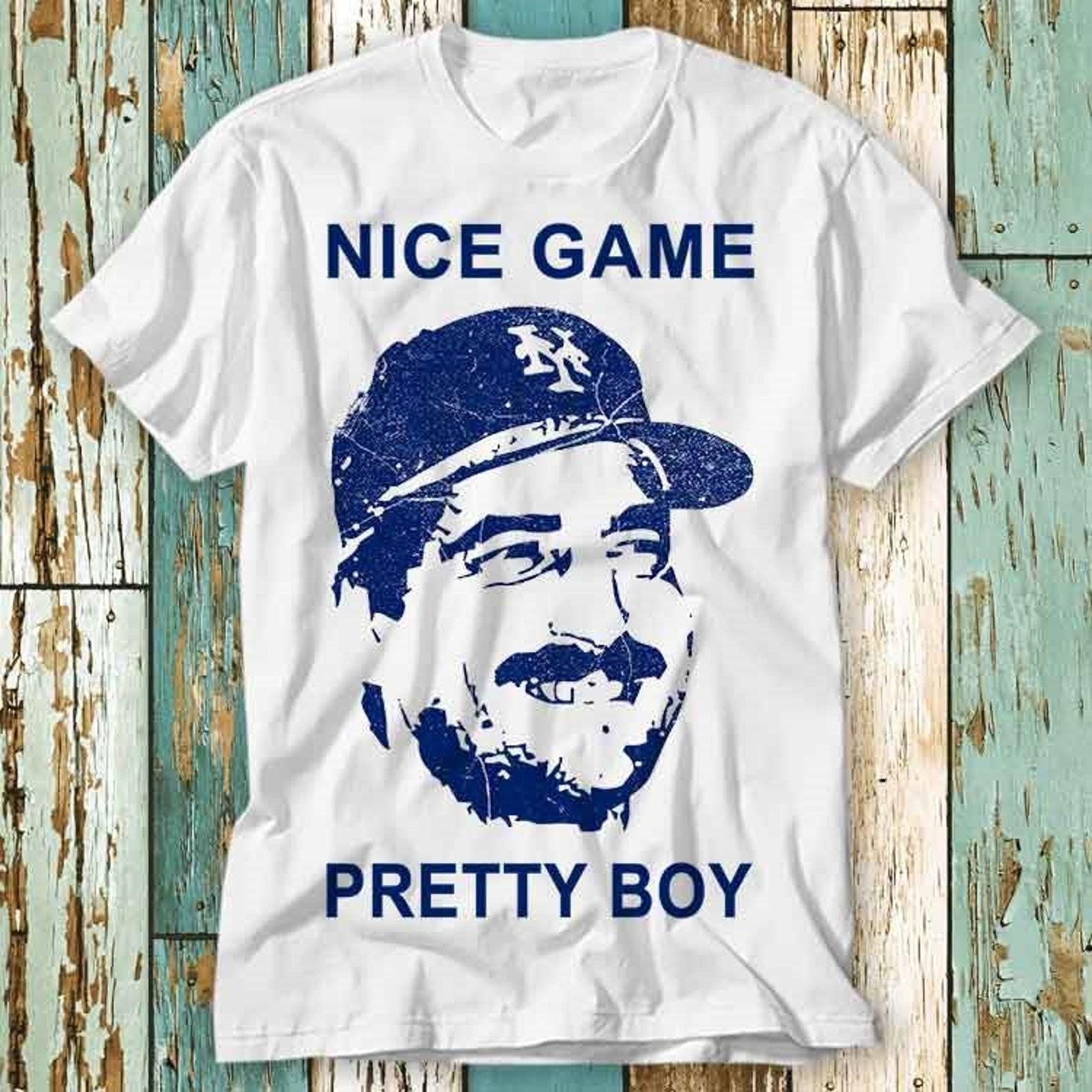 Nice Game Pretty Boy T-Shirt Top Design Unisex Ladies Mens Tee Retro Fashion Vintage Shirt S709 2XL
