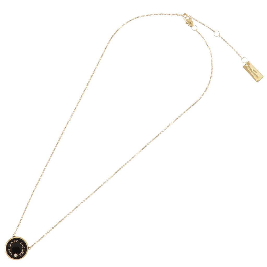 Marc Jacobs The Medal Reversible Necklace Pendant, Pendant, Black/Gold