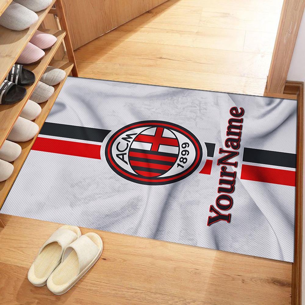 Ac Milan Gepersonaliseerd Naam Vloermat Perfect voor Decoratie kamer Woonkamers Eetkamer Keuken Antislip Tapijt Kantoor Huisdecoratie