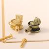 Vintage Cat Furniture Handle Animal Shaped Handles Cupboard Drawer Pulls  For Kitchen Wine Cabinet