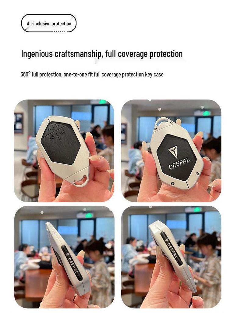 Key Case for Changan Deepal S7/S05: High-End SL03/S07 Shell with L07/S09 Buckle for Men and Women