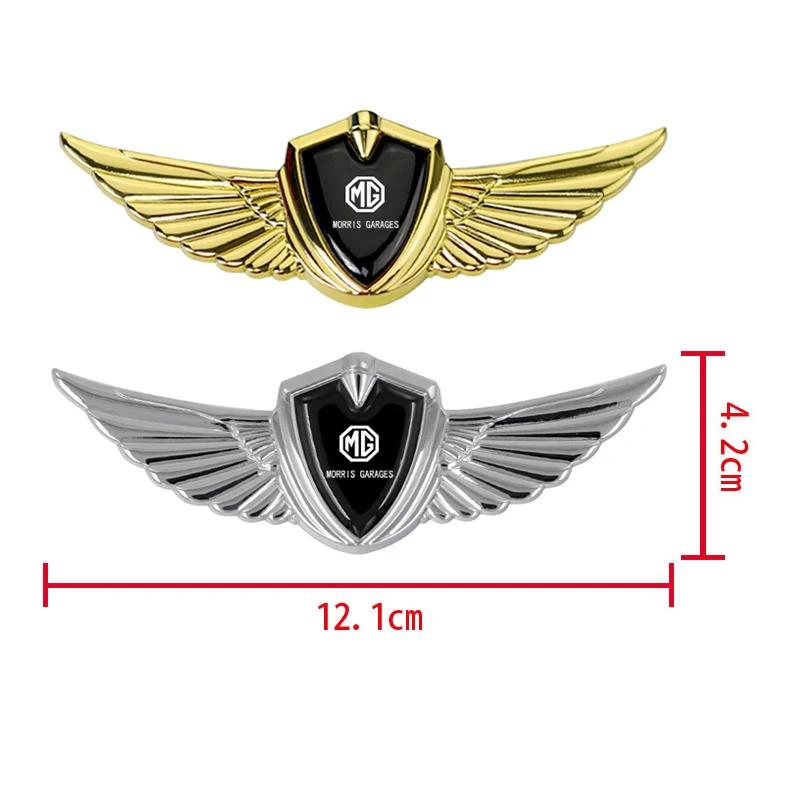 Car Sticker Body Accessories Metal Badge Decal Wings Styling for MG Emblem GT J Hector HS MG3 MG5 MG6 MG7 ZS ZX ZR TF EZS RX5 RX8
