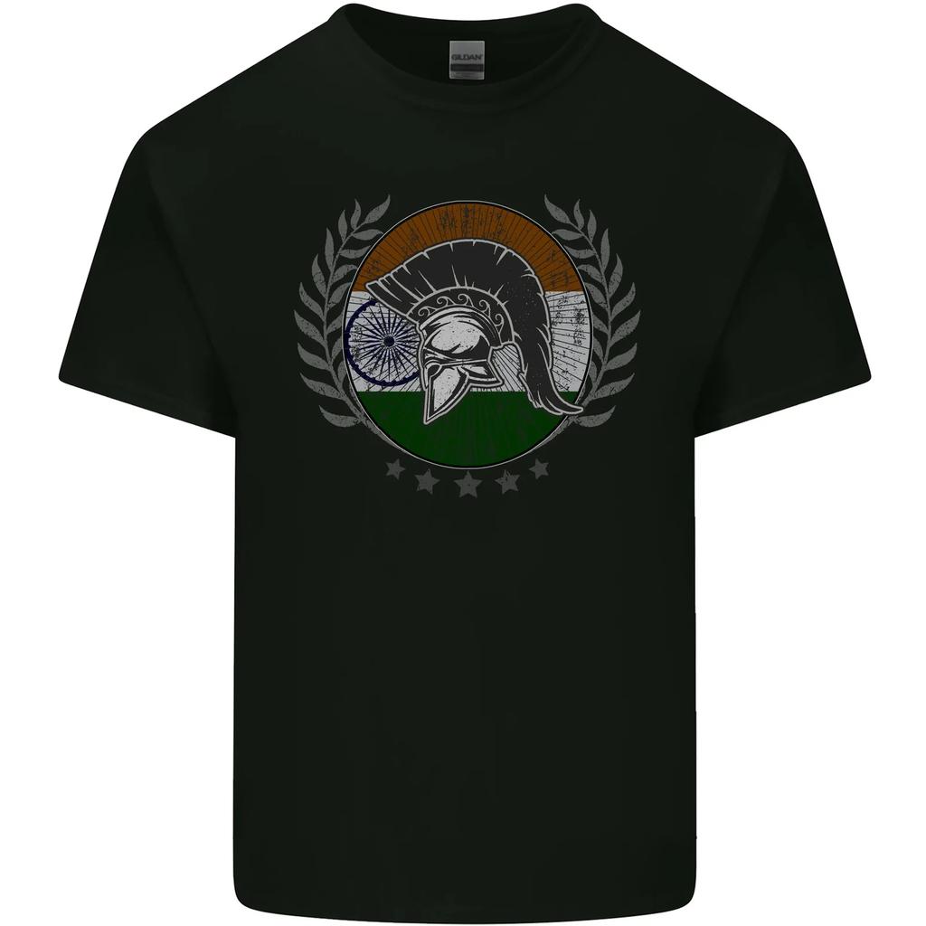 India Bodybuilding Flag Gym Training Indian Kids T-Shirt Childrens