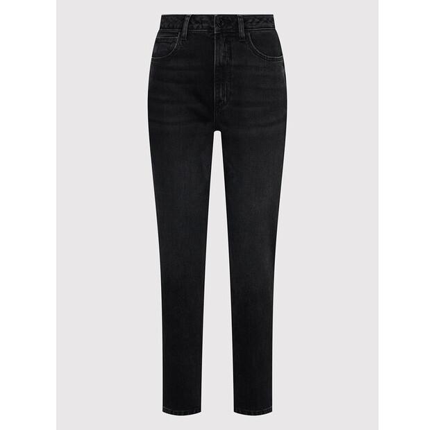 Джинсы Guess W2YA21 D4QD1 черный Mom Fit