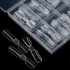 120 Pcs/Box 2 In 1 Nail Forms Mold Building Reusable Nail Extension Forms For Builder Gel Press On Nails Design Salon Diy Tools