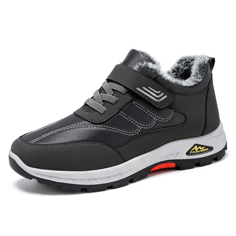 Winter Cotton Shoes Medium and Old Velvet Walking Shoes Cold and Warm Elderly Cotton Boots Private Gift Shoes Men's Shoes Snow Boots