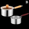 Stainless Steel Deep Frying Pot Tempura Fries Fryer With Strainer Chicken Fried Pan Kitchen Cooking Tool Fritadeira Oil Filter