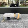 1 Pièce Microphone Métal Simulé Jouets en Peluche Porte-Clés Drôle Poupée en Peluche Porte-Clés Cadeaux Pendentif de Sac Mignon Accessoires de Cartable