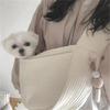Handmade Dog Bag Breathable Cat Outing Bag Simple Pet Backpack Pet Accessories