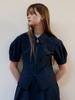 Etdemain Balloon Puff Shirt Jacket - Navy