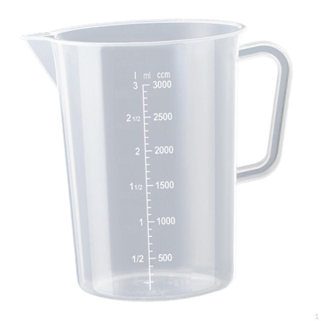 Measuring Cup Clear Cook with Accuracy Graduated Handle Jug for Cooking Kithchen Tool